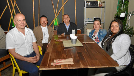 Foto | José Fernando Tangarife | LA PATRIA Andrés Grisales Dallos, Jairo Ariza Forero, Jorge Jaramillo Muñoz, Ana María Parra Mo