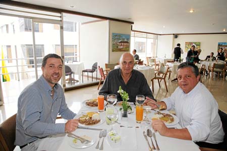 Ziad Chacón Abas, Ricardo Emilio Londoño Botero y Ricardo García Pineda.