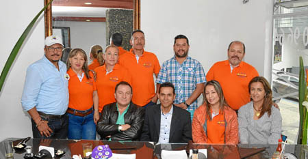 Francisco Javier López Gil, Francisco Arturo Vallejo García, Diana Milena Echeverri Páez y Norma Esperanza Agudelo Ospina. De pi