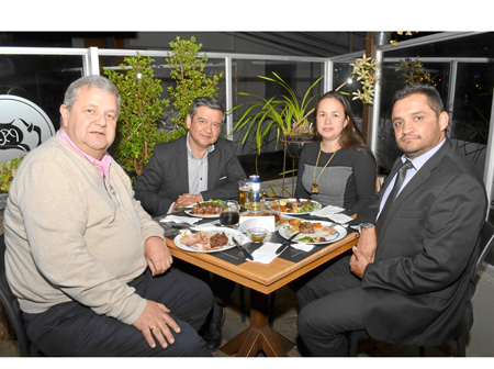 Carlos Mario Spaggiari, Carlos Humberto Orozco Téllez, Luz Adriana Franco Gallego y Óscar Arroyave García.