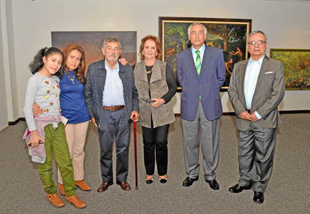 Sofía Moreno Zapata, Diomar Zapata Morales, Alberto Moreno Armella, Elvira Escobar de Restrepo, Gabriel Barreneche Ramos y Octav