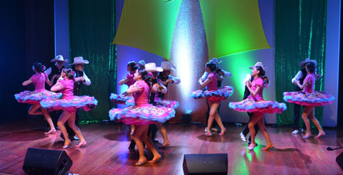 Durante el espectáculo se escucharon ritmos como joropo, galerón, pasaje corrido y el seis.