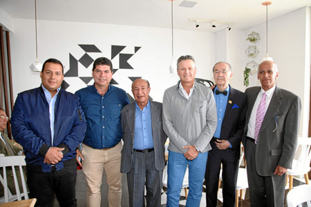 Simón Ramírez Alzate, Félix Chica Correa, Jairo Castro Eusse, Luis Emilio Sierra Grajales, Jorge Molina Marulanda y Jorge Hernán
