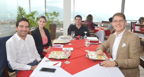 Luis Felipe Arboleda Cortés, Irene Mejía Robledo, Federico Jaramillo Robledo y David Barriga. 