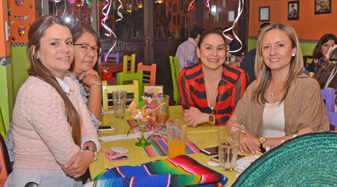Verónica Aristizábal Montoya, Ángela Naranjo Valencia, Paula Andrea Quintero Gómez y Diana Carolina Delgadillo Acevedo.