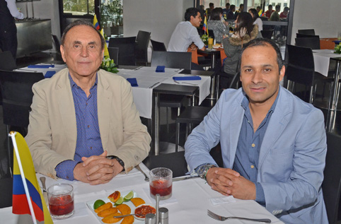 José María Caballe Horta y Guillermo Soto Orjuela, del Hotel Benidorm, se reunieron en un almuerzo de trabajo en la sede El Cabl