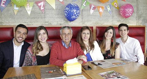 Juan Daniel Montoya, Daniela Salgado, Germán Salgado, Gloria Stella Toro, Paula Andrea Salgado y Juan José López.