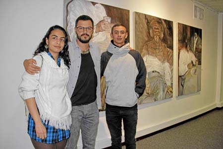 Andrea Rodríguez, Sergio Blandón y Juan Diego Otálvaro.