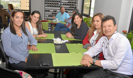 Foto | José Fernando Tangarife | LA PATRIA Natalia Valencia Gutiérrez, Carolina Zuluaga Ospina, Martha Cecilia González Carreño,