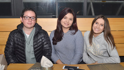 Andrés Mauricio Salazar Pineda, Cindy López Ramírez y Geraldine Jara Mejía.