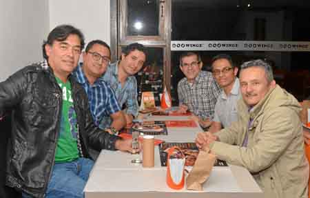 Foto | José Fernando Tangarife | LA PATRIA Jorge Hernán Ruiz Henao, Edwin Jhovanny Dávila Tangarife, Carlos Andrés Toro Naranjo,