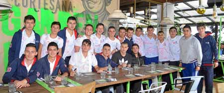 Foto | José Fernando Tangarife | LA PATRIA Nicolás Cortés Arango, Nicolás Montaño García, Juan Martín Vélez Trujillo, Sebastián 