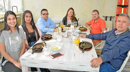 Foto | José Fernando Tangarife | LA PATRIA Lina María Ramírez Martínez, Jennifer Cuesta Marín, Mauricio Bedoya Vidal, Manuela Or