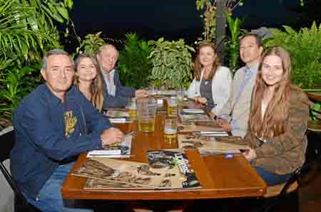 Foto | José Fernando Tangarife | LA PATRIA Gabriel Estrada Arango, Lina Serna de Estrada, Rafael Arango Gutiérrez, Piedad Pinzón
