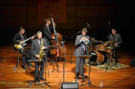 La Middle Tennessee State Jazztet, que se presentó el pasado viernes, está integrada por Johnny Richerson, en la batería; Tyler 