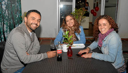 Andrés Felipe Díaz Jaramillo, Carolina Díaz Poveda y Diana Lorena Gómez Giraldo.