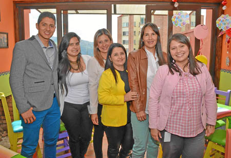 Foto | José Fernando Tangarife | LA PATRIA Miguel Caicedo Murcia, Andrea Sánchez Osorio, Natalia Ocampo Sánchez, Gloria Clemenci