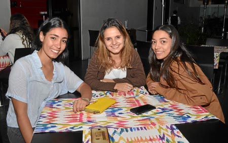 Mariana López Giraldo, Eugenia Maldonado Vélez y María Antonia Granada Granada.
