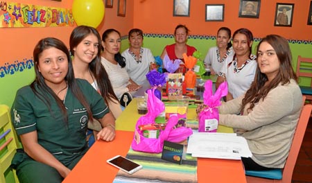 Paula Andrea Giraldo Carballo, Valeria González Villegas, Nelly Gañán, Luz Elena Valencia Valencia, Gloria Patricia Lotero Zulua