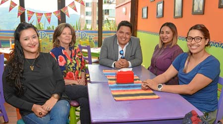 Juliana Ramírez Díaz, Luz Guiomar Maldonado Pérez, José López Buriticá, Margarita María Ríos Montoya y Stephany Alzate López.