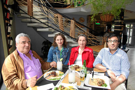 Vicente Fernán Arango Estrada, María Paulina Arango Estrada, Leticia Estrada de Arango y Andrés Eugenio Arbeláez Duque. 