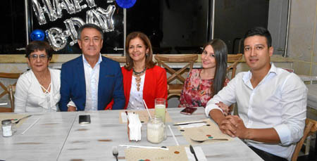 Noelia Zuluaga de Ocampo, Héctor Albeiro Ocampo Zuluaga, Liliana Patiño Gómez, Daniela Ocampo Ocampo y John Jairo López Ramírez.