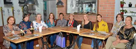 El restaurante Artesá fue el elegido por María Cristina López Arango, Olga Lucía Hurtado, Lina Rivas Ángel, Natalia Londoño Osor