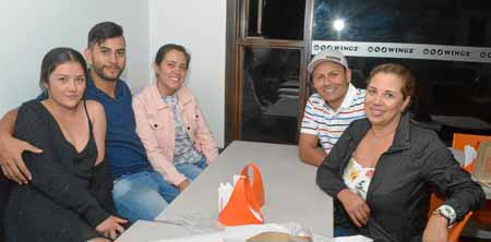 María Antonia Gómez Ospina, Juan David Villegas Ospina, Johanna Bustamante Montoya, Andrés Gil Chica y Luz Stella Montoya Trujil