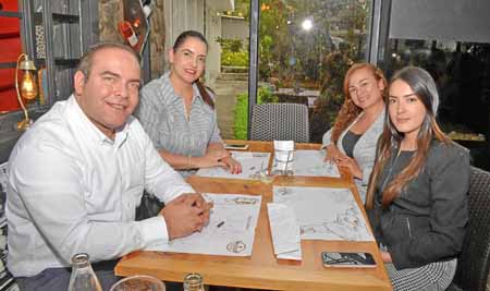 Camilo Correa Gutiérrez, Carolina García Gómez, Leydy Yohana García Hernández y Manuela Ramírez Corrales.