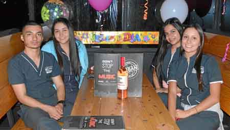 Cristian Salazar Noreña, Juanita María Castañeda López, María Paula León Bonilla e Isabela Villegas González.