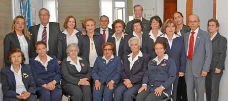 Yolanda Henao de Cárdenas, Noemy Sánchez de Aristizábal, Fanny Serna de Salazar, Nora Lozada de González, Alicia Vásquez de Garc