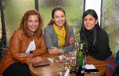 Foto | José Fernando Tangarife | LA PATRIA Andrea Marulanda Montes, Carolina Salazar Ocampo y Carolina Salazar Marulanda.