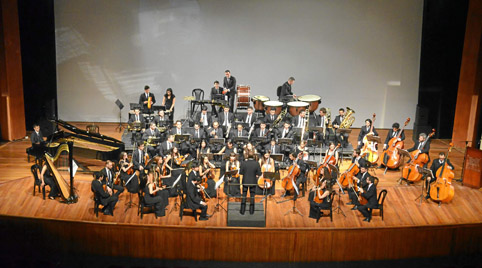 Orquesta Sinfónica de Caldas en su concierto de inicio de la Temporada 2018.