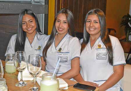 Foto | José Fernando Tangarife | LA PATRIA María Alejandra Cuervo Escobar, Yheraldin Daniela Martínez Burbano y Manuela Cetina S