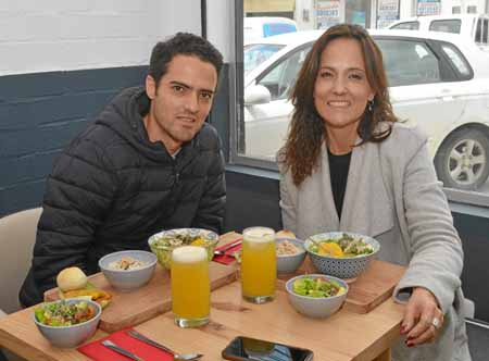 Juan Luis Mejía Aristizábal y Esperanza Aristizábal Muñoz almorzaron en el restaurante Suzette.