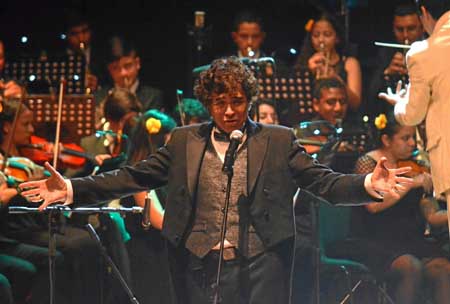 Jerónimo durante el concierto en los Fundadores.