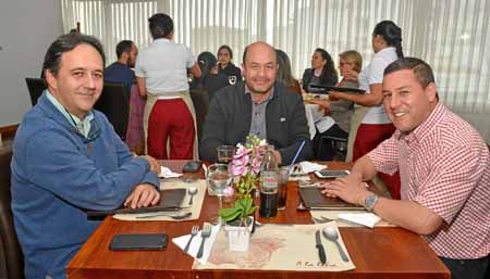 Daniel Castaño López, Juan Manuel Escobar Cardona y Sebastián Henao Ramírez.