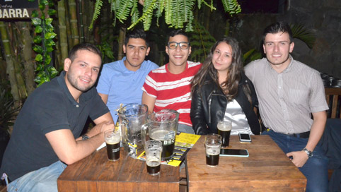 Carlos Vásquez Flórez, Juan Manuel Montes Espitia, Moisés Uribe Parra, Laura Quintero Lancheros y Juan Pablo Sierra Grisales. 