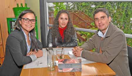 Daniela Hinestroza Noguera, Estefany Keith Vásquez y Víctor Manuel Rozo García.