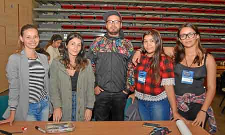 Fotos | José Fernando Tangarife | LA PATRIA Luisa Gutiérrez Marín, Lorena Duque Benítez, Eduardo Garzón Maldonado, Jenifer Gonzá