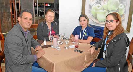 Fotos | José Fernando Tangarife | LA PATRIA Eri Jorge, Jenny Villada Vásquez, Natalia Aguirre Valencia y Jéssica Angulo de Castr