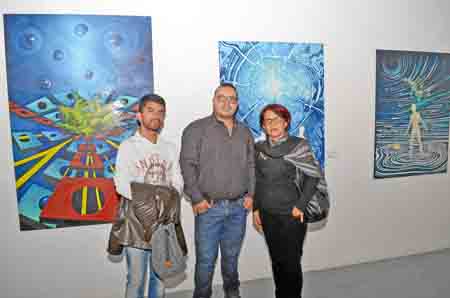 Fotos | José Fernando Tangarife | LA PATRIA Juan David Grajales Cifuentes, Yeyson Grajales Ospina y Mercedes Vargas Pizarro.