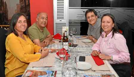 Foto | José Fernando Tangarife | LA PATRIA Luz Stella Nieto Osorio, Javier Taborda Chaurra, Alejandro Cerletti y Paula Andrea Fr