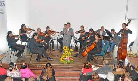 La Orquesta de Cámara de Caldas interpretó obras compuestas por Aída, Guillermo, Humberto, Carlos y Francisco González, integran