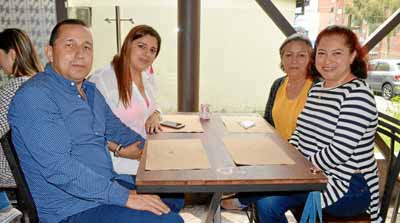 Jair Grisales Buriticá, Lina Marcela Narváez Arias, Isabel Cristina Idárraga Idárraga y Carmenza Ospina Zapata.
