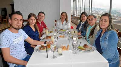 Foto | José Fernando Tangarife | LA PATRIA Daniel Felipe Carrillo González, Sofía Londoño García, Sebastián Gómez Herrera, Adiel