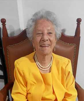 Rosa Emilia García de Ramírez falleció el 2 de noviembre a las 6:45 de la tarde en su residencia, después de vivir 106 años fort