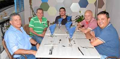 Nelson Molina Salazar, Rubén Darío Molina Salazar, Juan David Molina Restrepo, Gines Sánchez Girbau y Xavier Roig Rovira.