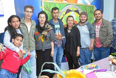 En la exposición Banquete de arte aparecen: Matías Botero Contreras, Nisdanis Contreras Reyes, Juan Camilo Barreto Albarán, Clau