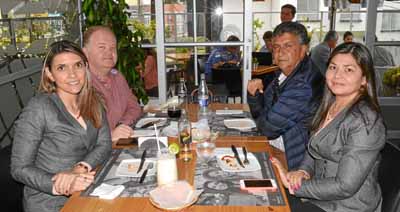 Carolina Sánchez Ríos, Alejandro Roldán Patiño, Rafael Martínez Sánchez y Mónica Pineda Hernández.